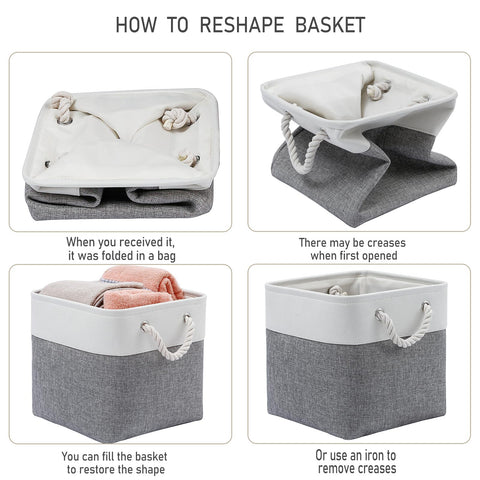 MidmmVick cube storage bin versatile for toys books towels magazines