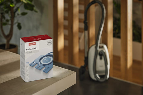 Miele Soft-Structure bag material promotes smooth airflow and reduces clogs.