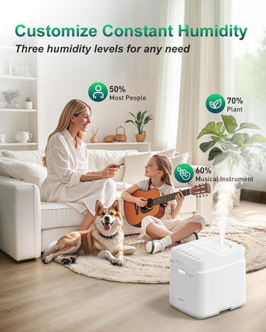 Mifasol humidifier with sleep mode activated for quiet nights