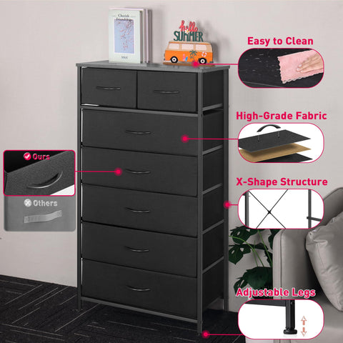Mifuro tall dresser assembly includes all tools for quick setup