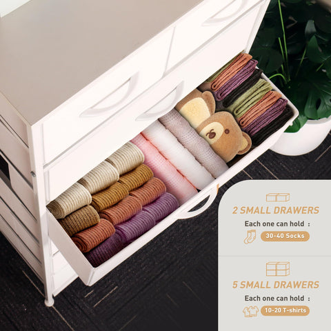 Mifuro breathable fabric bin drawer section for safe storage.