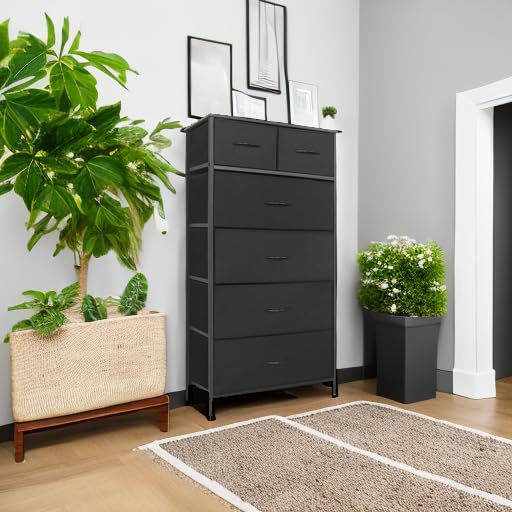 Mifuro tall dresser wood top surface for decor, lamps or books