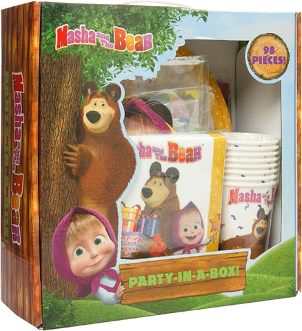 Mighty Mojo Masha and the Bear 7-inch plates for kid-friendly meals