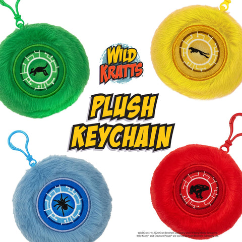Mighty Mojo Wild Kratts power-disc plush keychain lunchbox attachment.