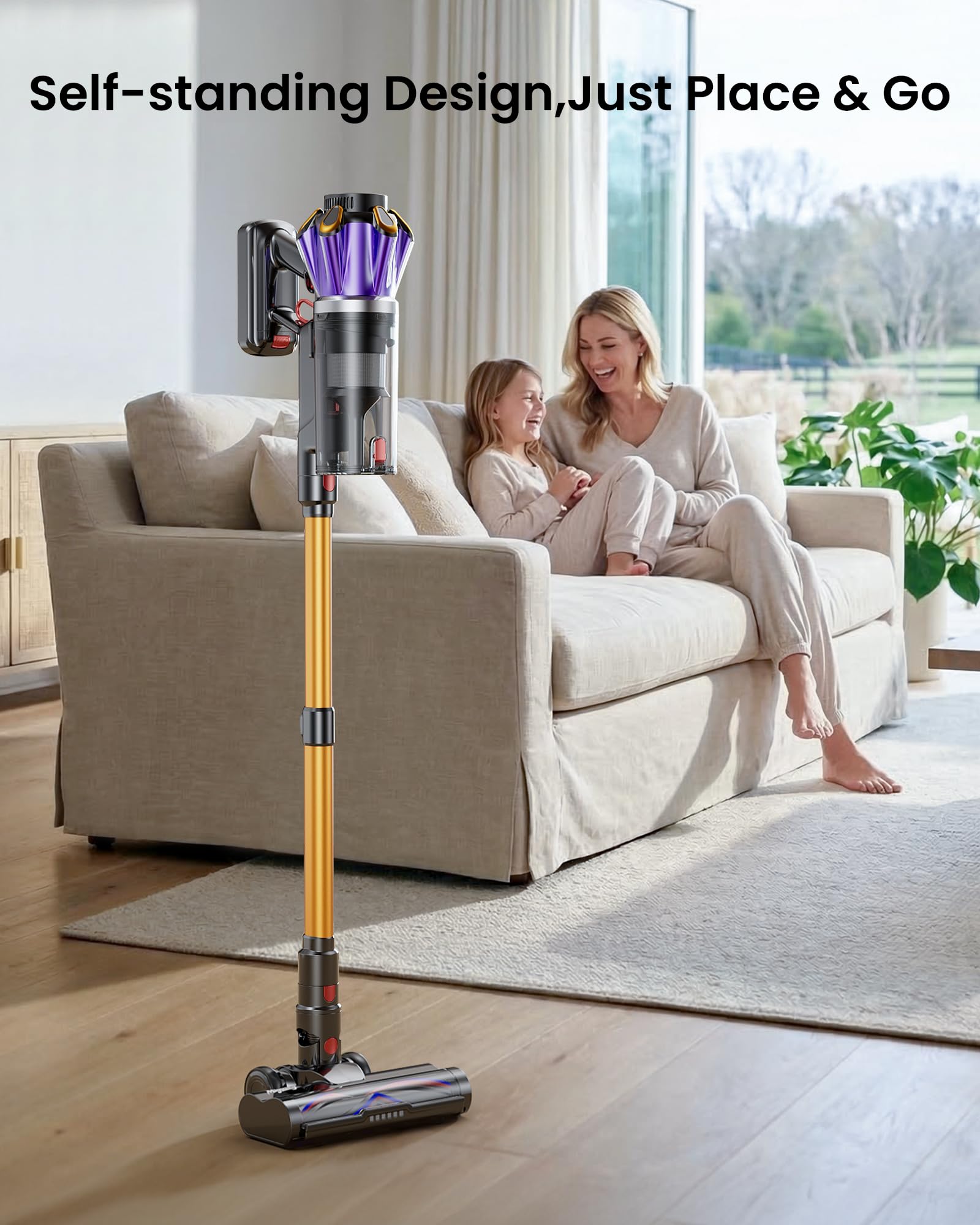 Migusky self-standing design keeps it stable during pauses