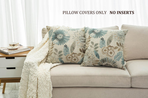 Mika Home two-pack pillow covers ideal for quick living room or bedroom updates