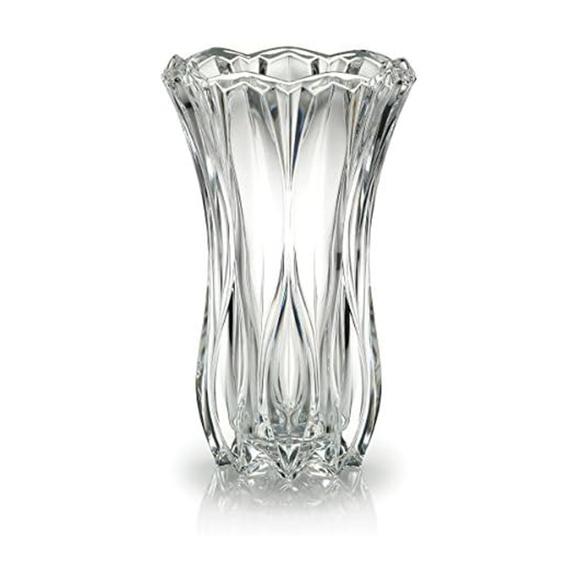 Mikasa Celebrations Blossom vase, 12-inch height, ideal centerpiece for elegant florals
