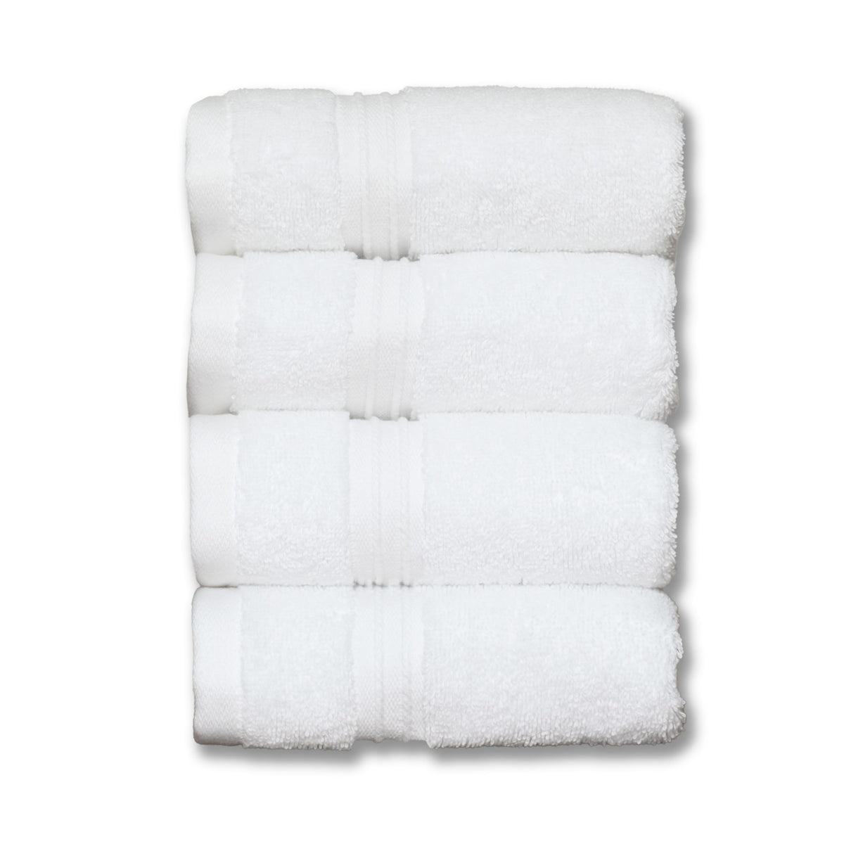 Milara Creations white Turkish wash cloths 13x13 with soft absorbent surface