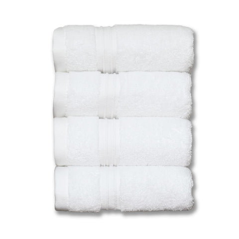 Milara Creations white Turkish wash cloths 13x13 with soft absorbent surface