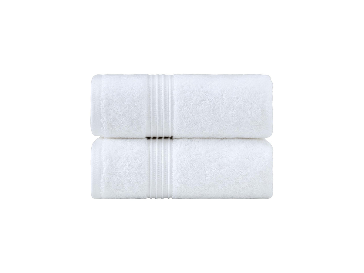 Milara Turkish super-plush towels folded for display with a luxurious velvet feel