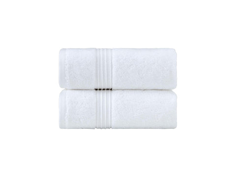Milara Turkish super-plush towels folded for display with a luxurious velvet feel