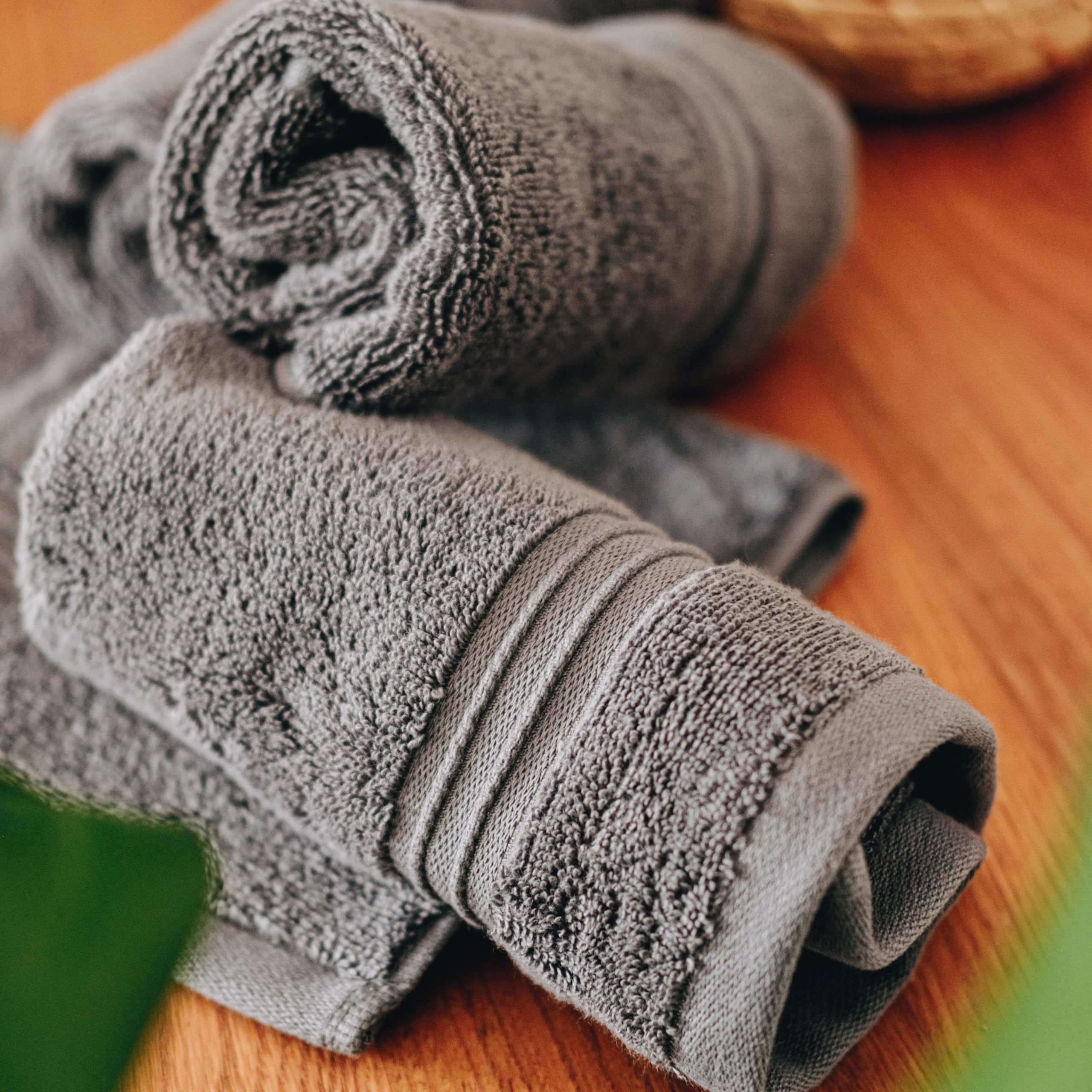 Milara wash cloths soft texture close-up highlights velvety feel ideal for daily use.