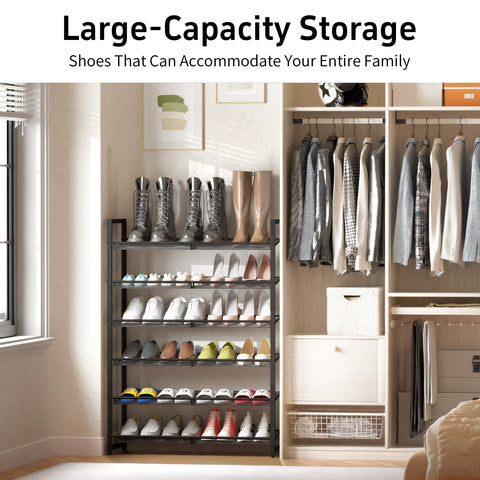 MILEFA sturdy shelves support up to 40 lb per level.