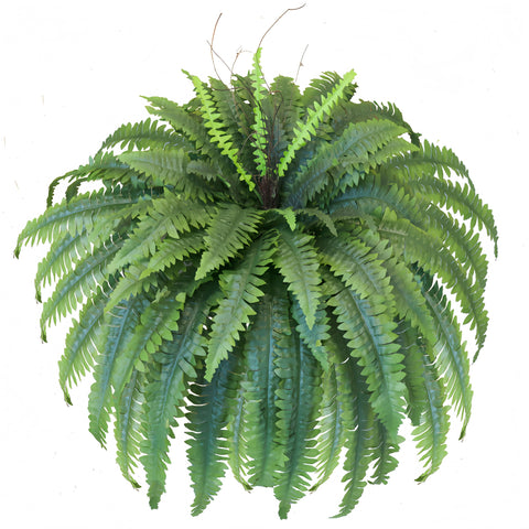 MILHAO FOREST artificial ferns outdoors — lifelike greenery for porches and entrances.