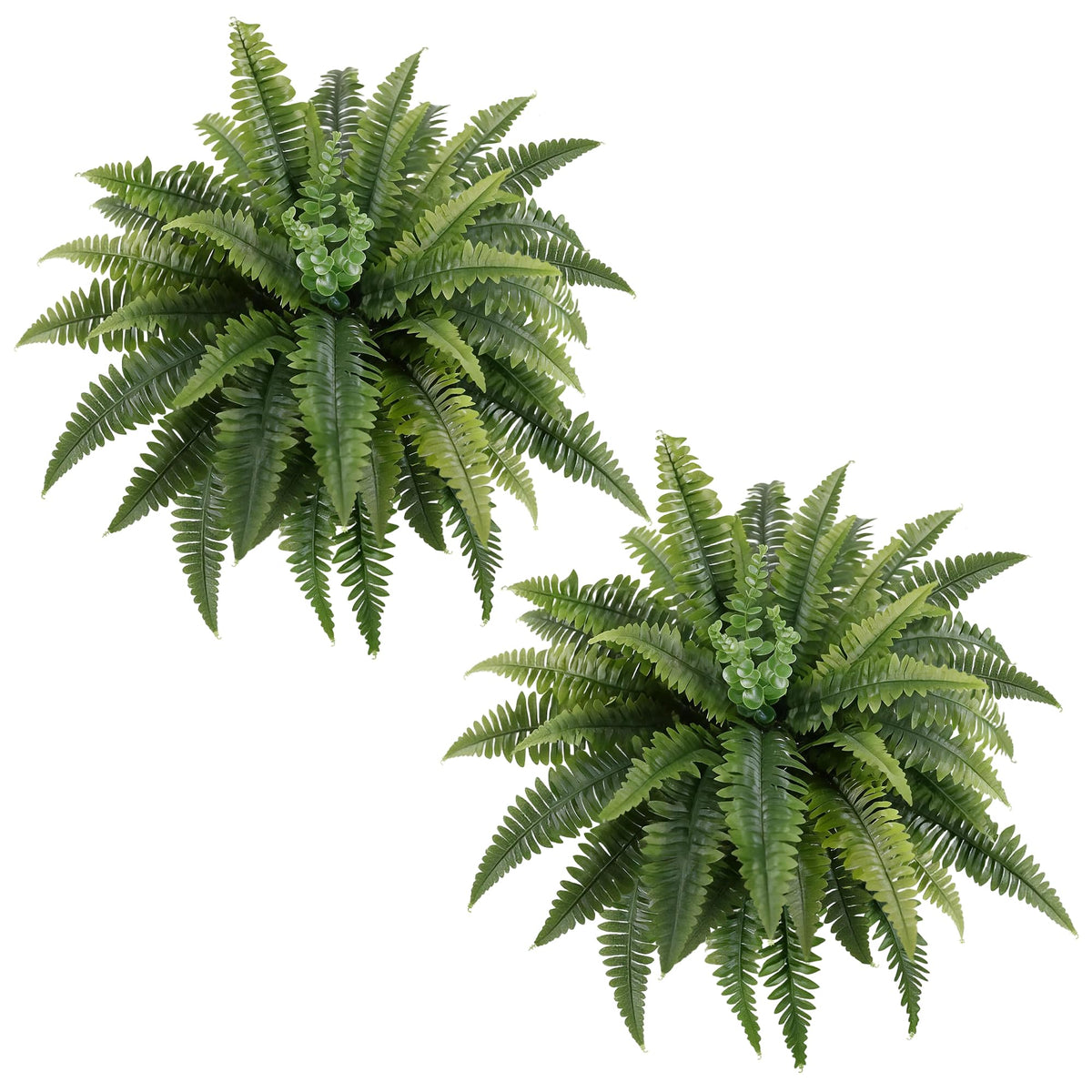 MILHAO FOREST fake fern for outdoor porch adds lush greenery without watering.