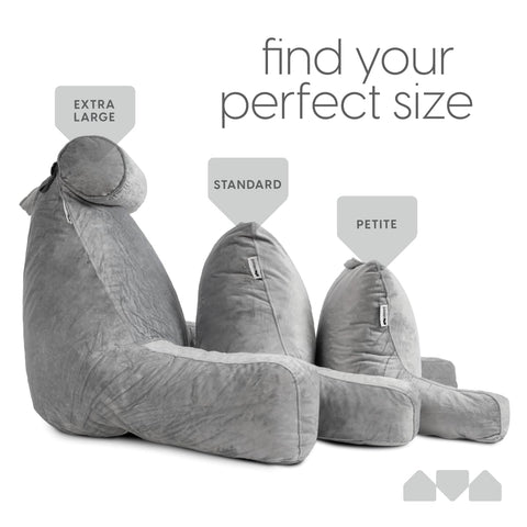 Milliard ergonomic bed pillow supports upright reading and study sessions