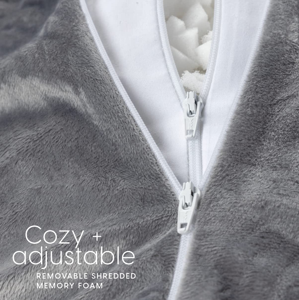 Milliard memory foam refill option helps maintain personalized firmness