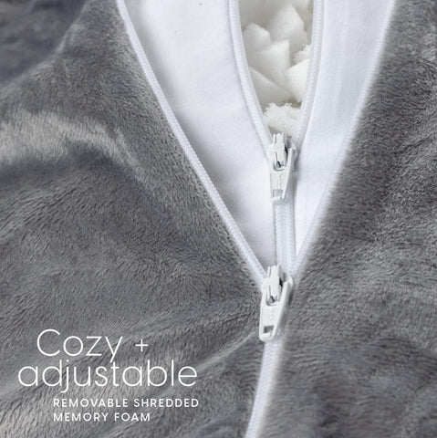 Milliard memory foam refill option helps maintain personalized firmness