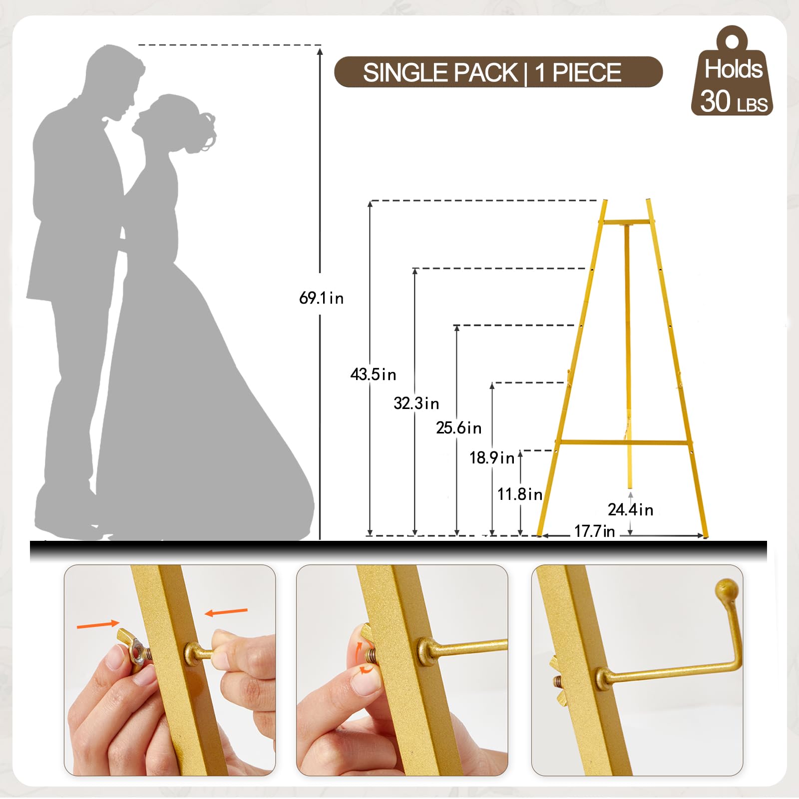 Milostelom heavy-duty easel showcasing artwork with stability in outdoor light