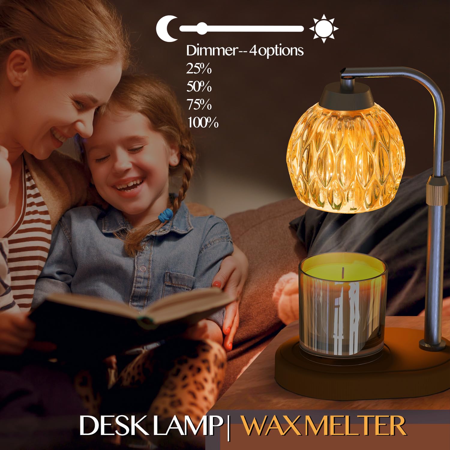 MimamsaCam dimmer control lets you adjust brightness and melting rate.