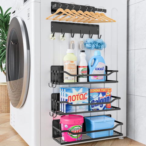 MIMIyasha magnetic shelf mounted on a metal surface boosting organization