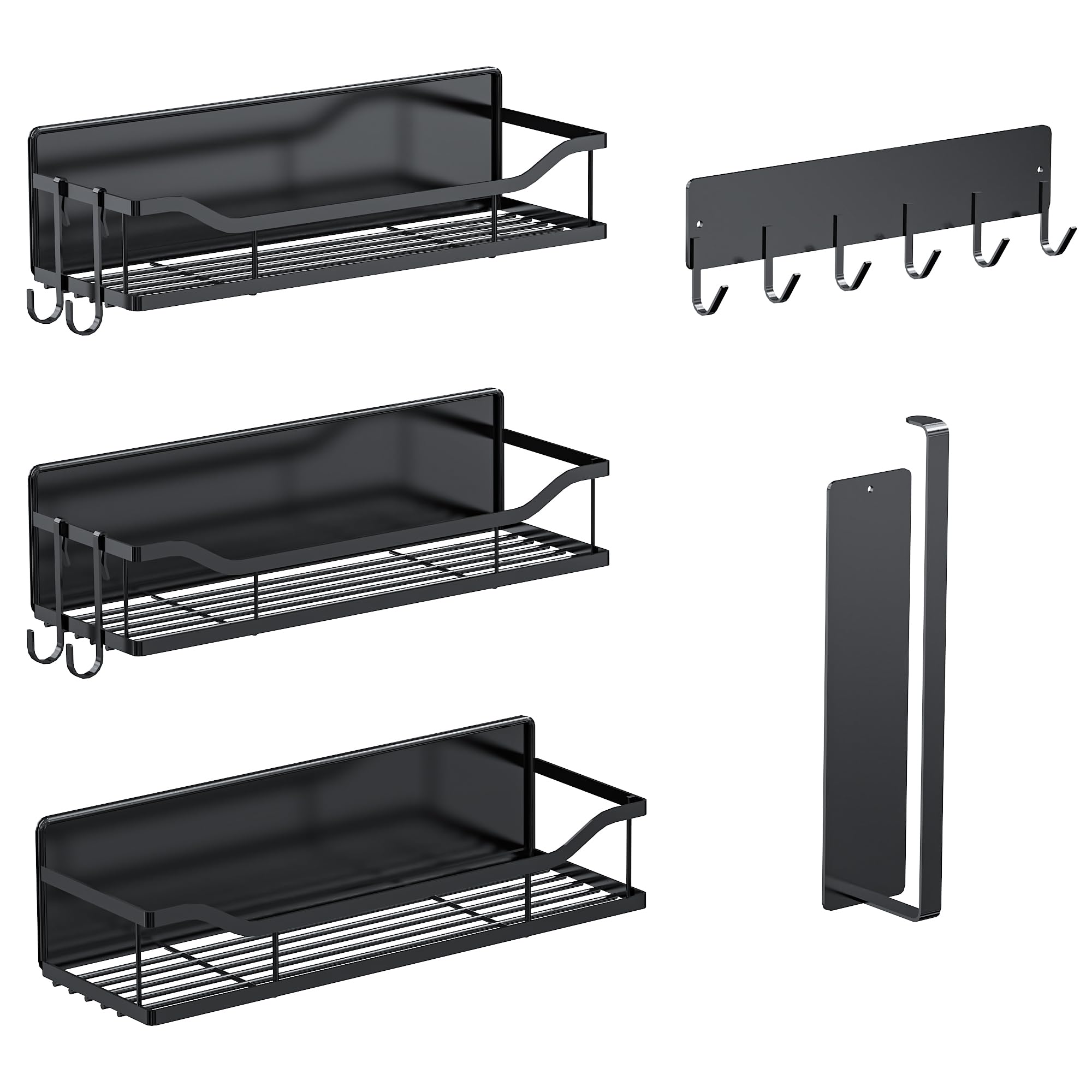 MIMIyasha magnetic shelf on washing machine holding bottles and tools for easy access