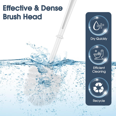 Mimorou hemispherical cleaning head reaches difficult rims and corners.