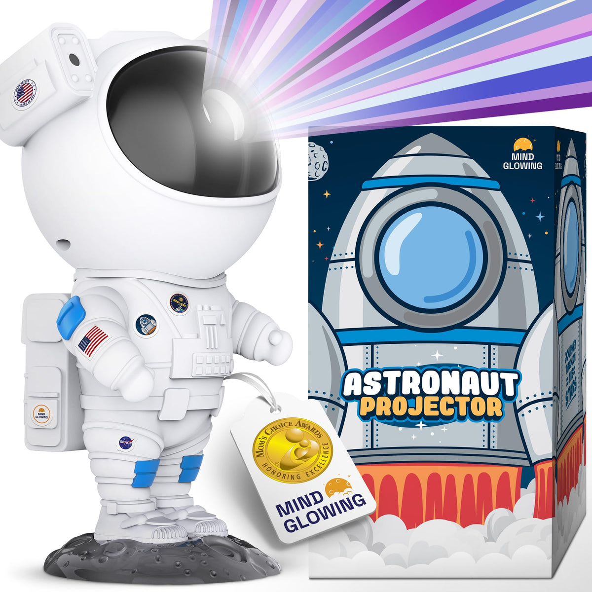 Mind-Glowing Astronaut Galaxy Projector star-field display for bedtime wonder