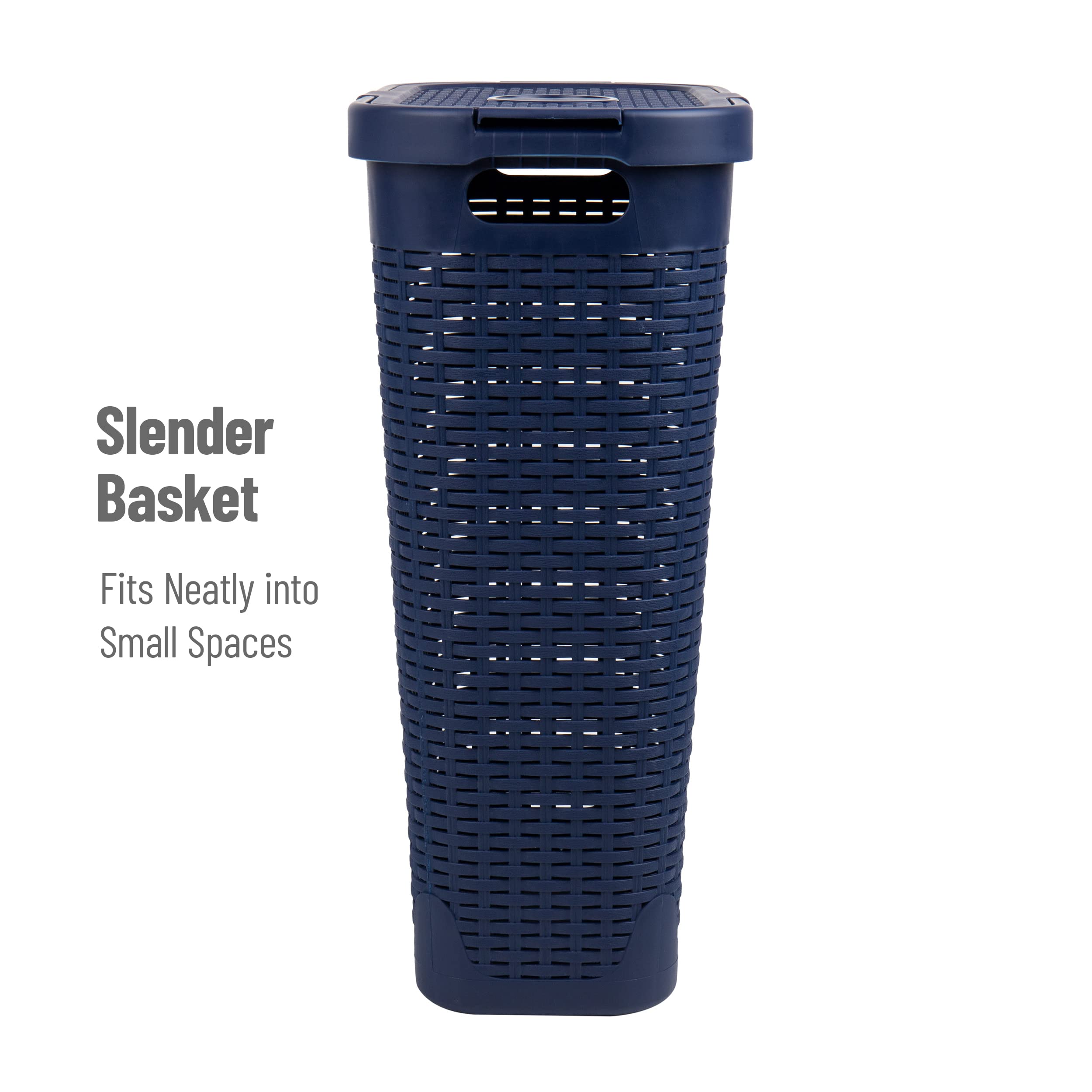 Mind Reader hinged lid keeps contents out of sight and accessible.