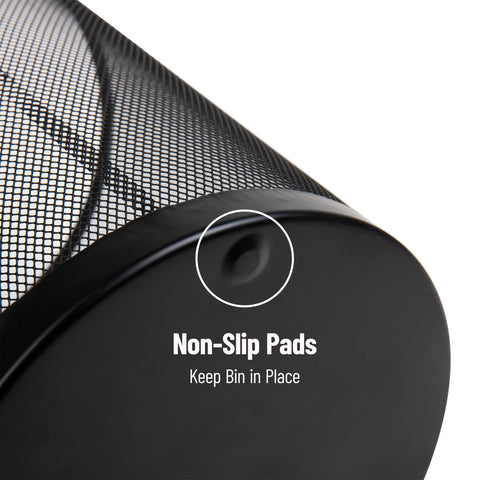 Mind Reader four-point-four gallon capacity per bin for longer intervals.