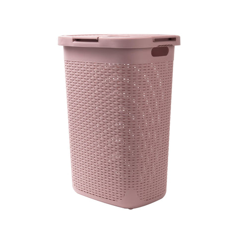 Mind Reader Slim Hamper in a bathroom or closet fits tall, narrow spaces.