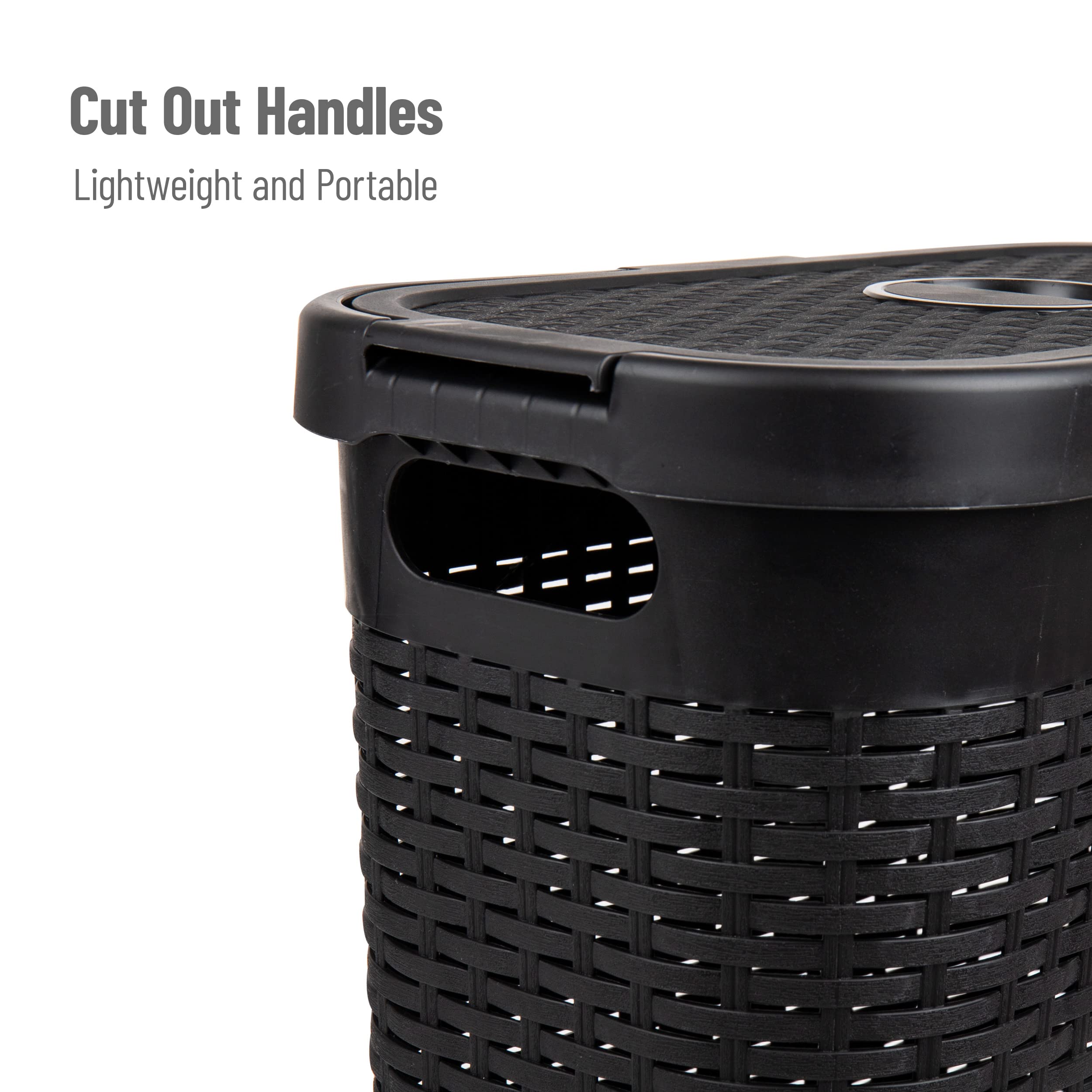 Lid-closed view demonstrates discreet storage and privacy.