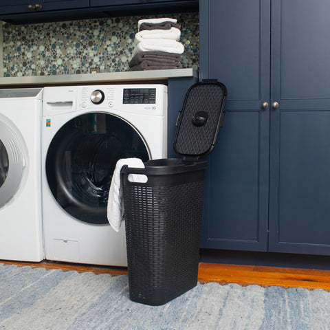 Mind Reader slim design highlights narrow profile ideal for tight spaces.