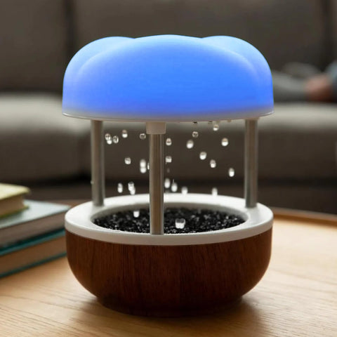 Mindsight Calming Cloud desktop fountain for focused work and serene ambience.