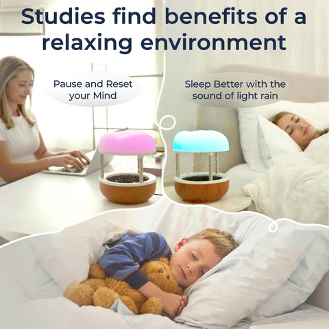 Mindsight Calming Cloud dimensions fit neatly on desks and nightstands.