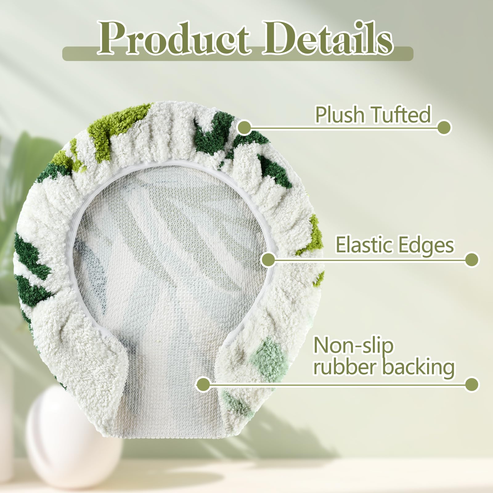 Mindsoft 17.5 by 15 inch cover fits most lids and enhances decor.