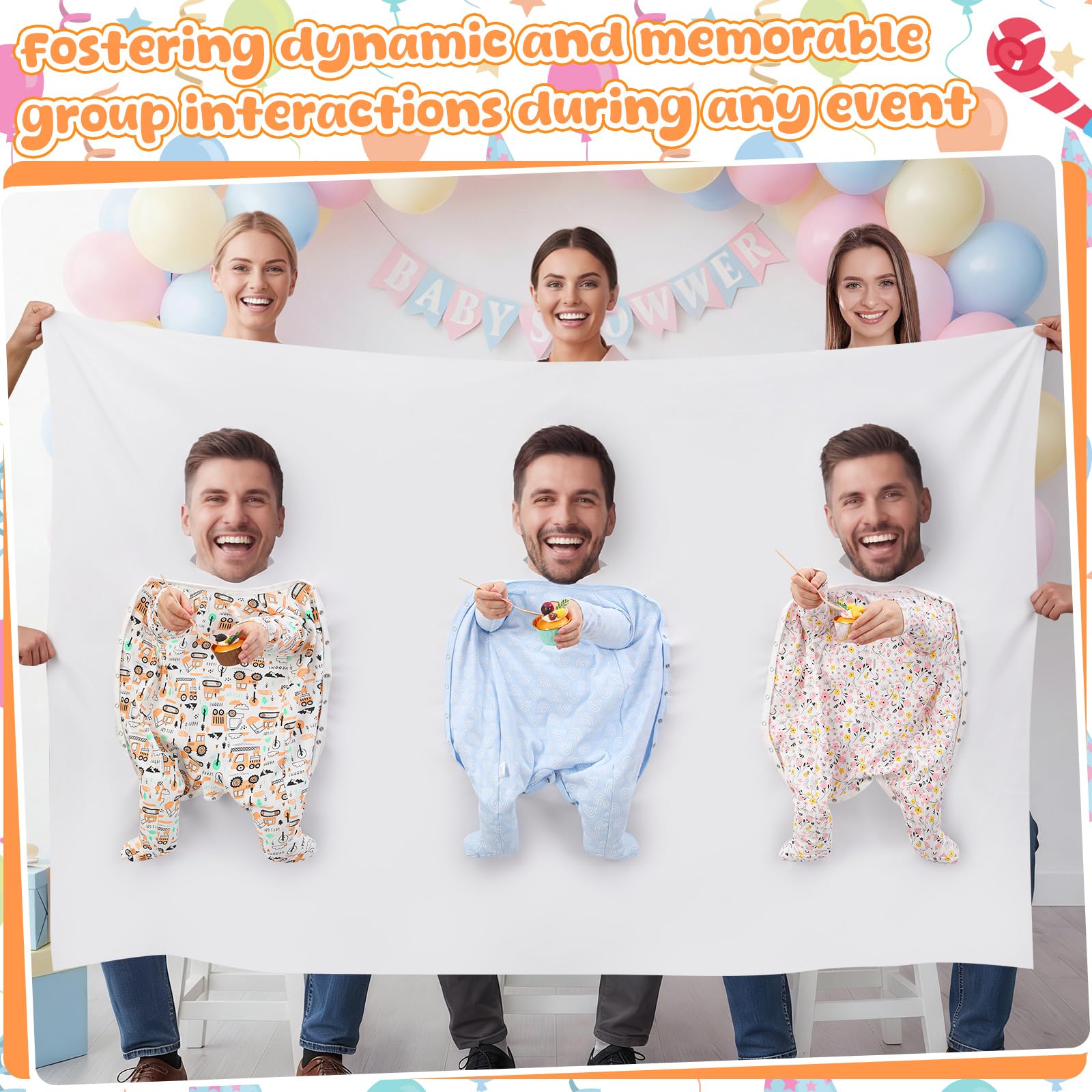 Mindsoft 79 x 60 inch game cloth offers clear visibility for participants.
