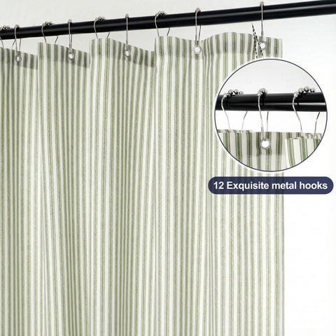 Mindsoft Stripe Curtain stitching detail highlighting quality construction