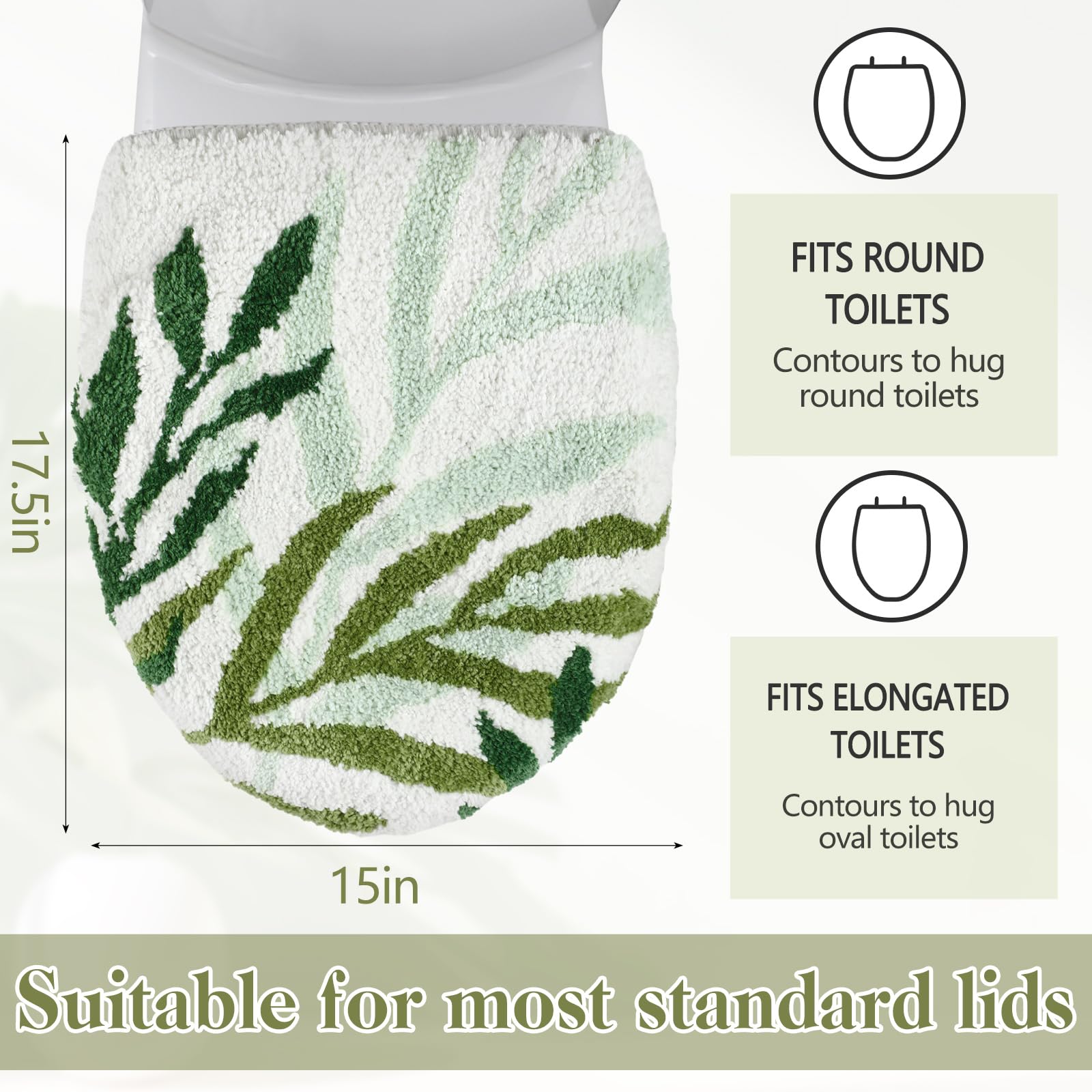 Mindsoft machine washable toilet seat cover is easy to clean.