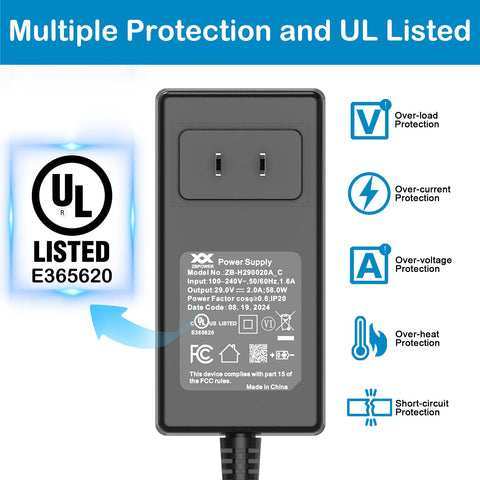 MineCtrl 29V 2A output provides steady power for recliners and desks