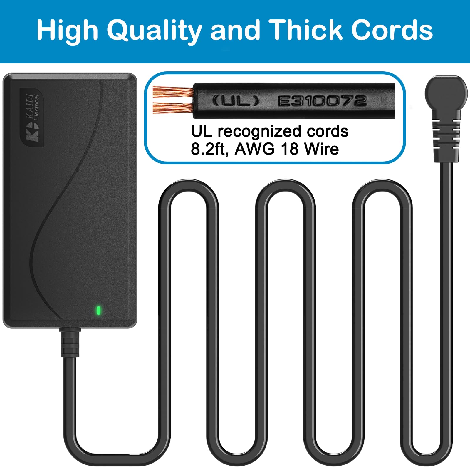 MineCtrl KDDY008F rear view, compact transformer suitable for under-seat placement