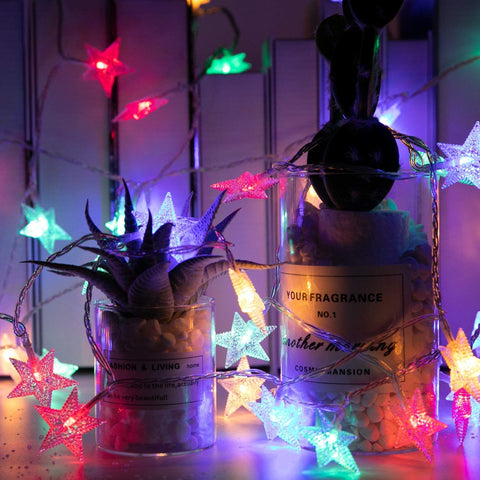 Minetom Star String Lights ideal for weddings and parties with colorful options