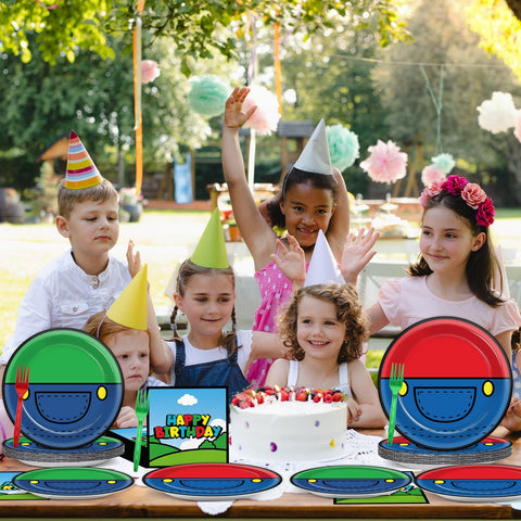 MinFyberd Brother party table scene showing cohesive setup and easy cleanup