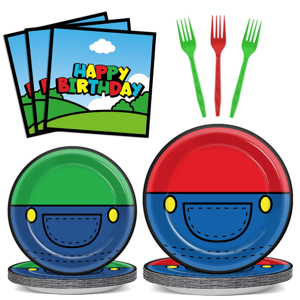 MinFyberd Brother theme plates with nine-inch dinner focus for kid-friendly snacks