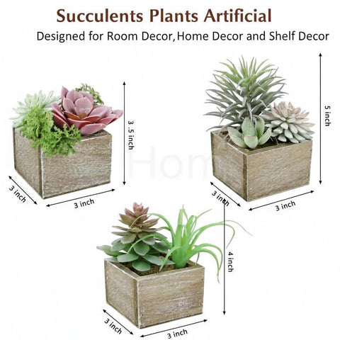 Mingfuxin small faux succulents for desks and shelves with low maintenance charm.