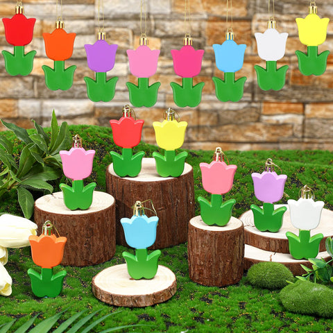 MiniInflat durable plastic flowers for lightweight decor