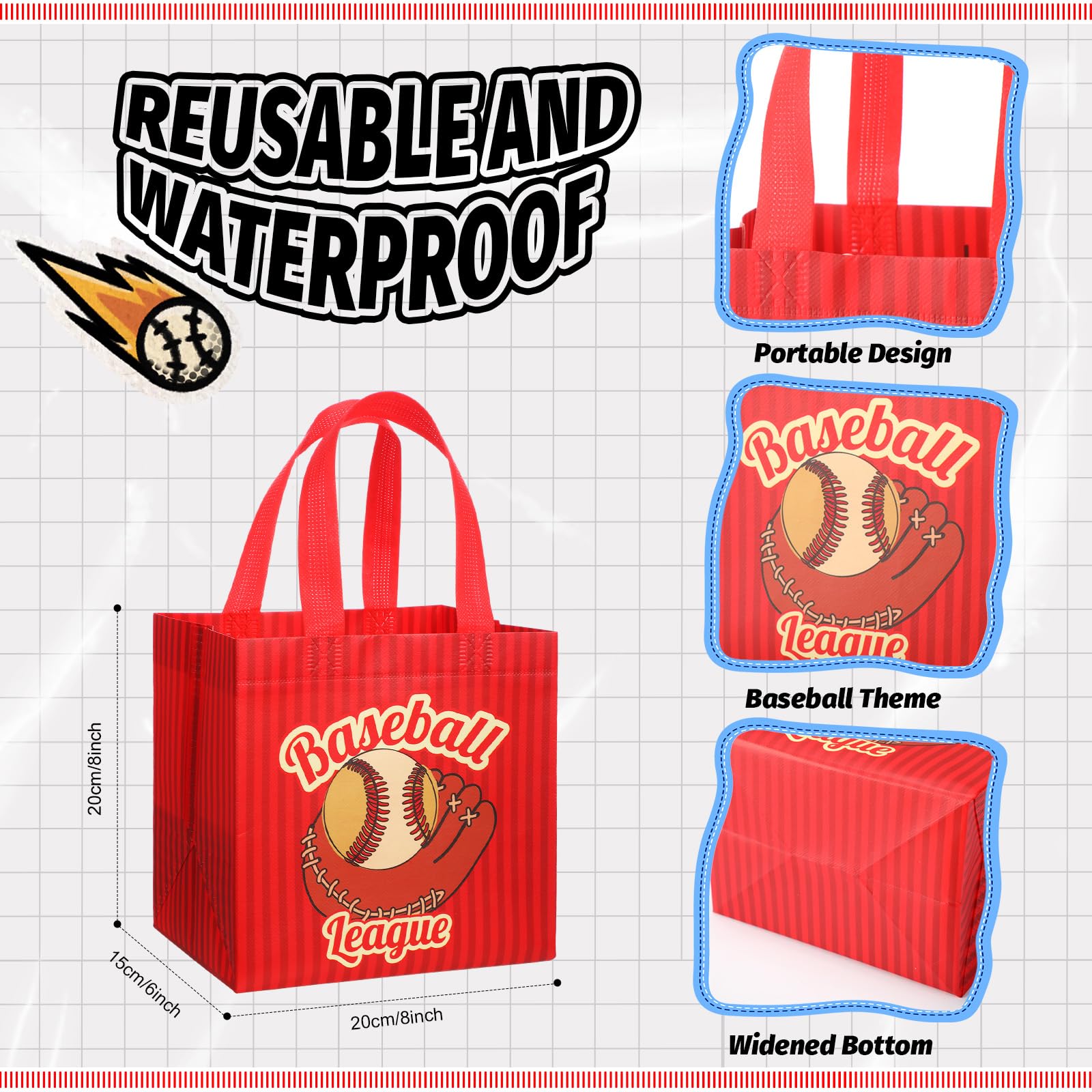 MiniInflat non-woven tote material closeup shows durability