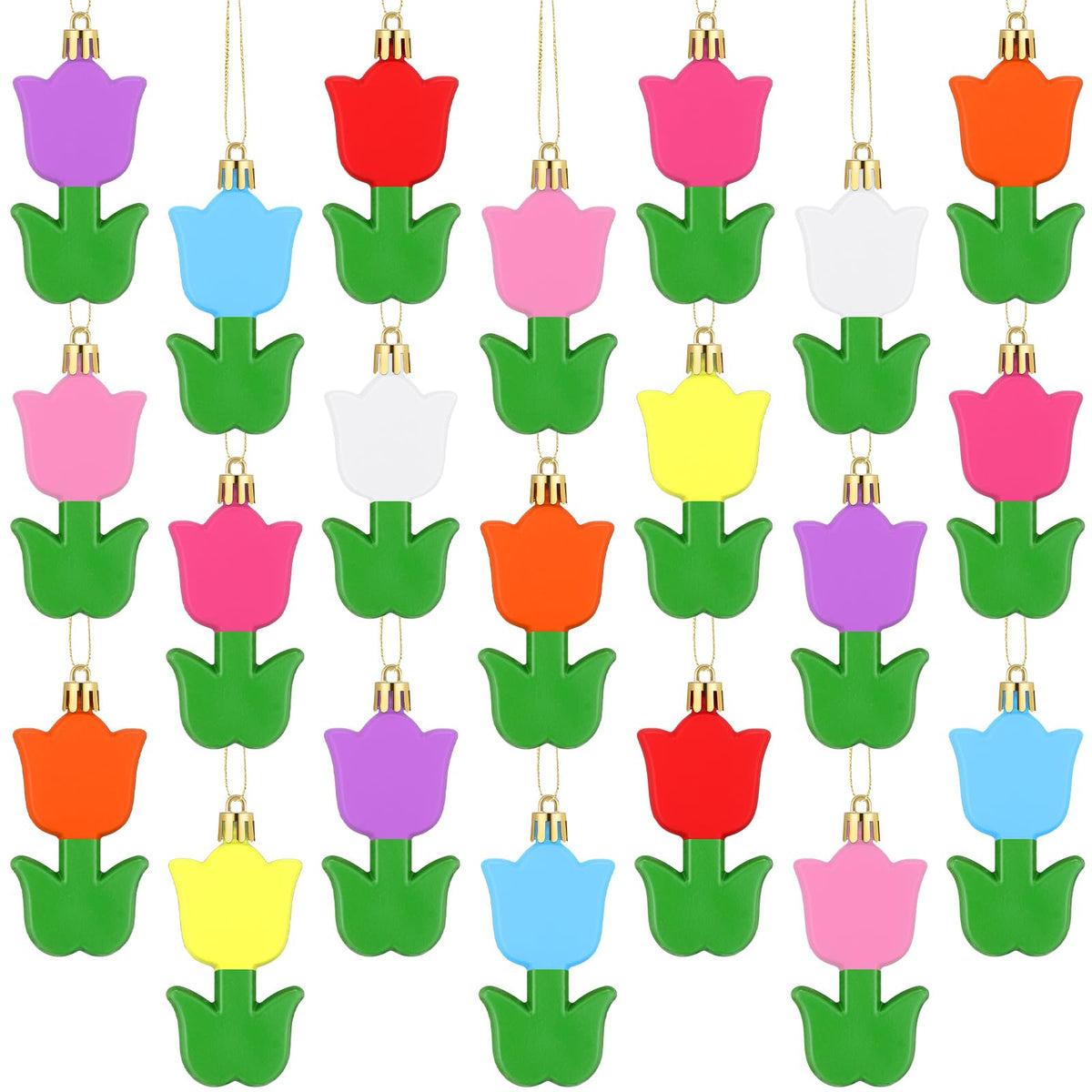 MiniInflat spring daisy ornament set for festive decor