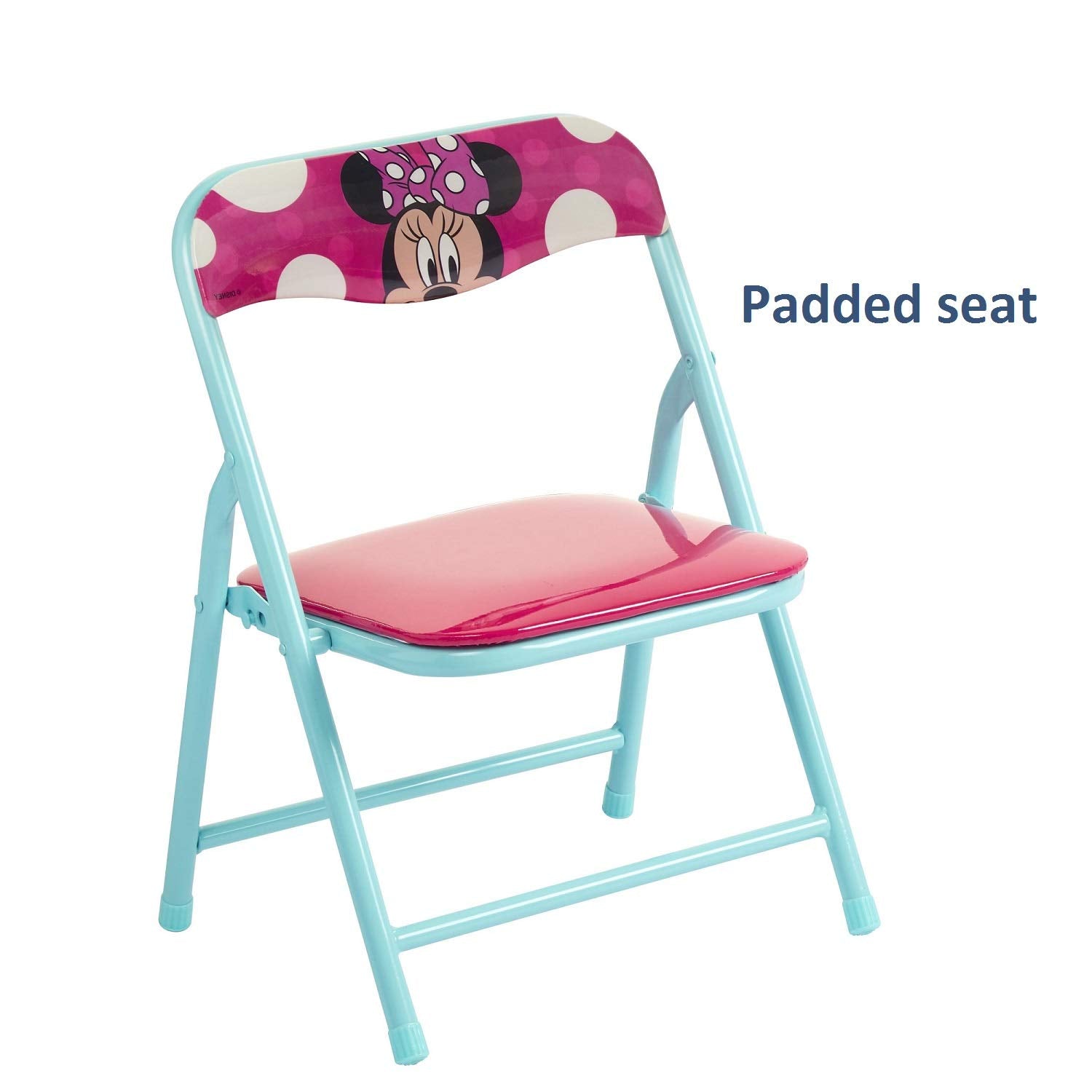 MINNIE Jr table surface featuring washable vinyl for easy cleanup.