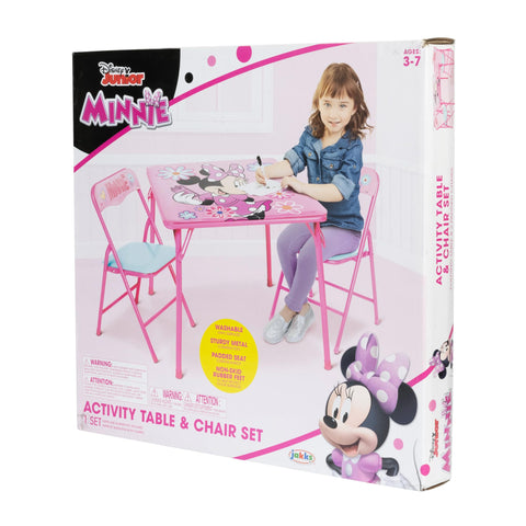 MINNIE Mouse non-skid feet protect floors during use.